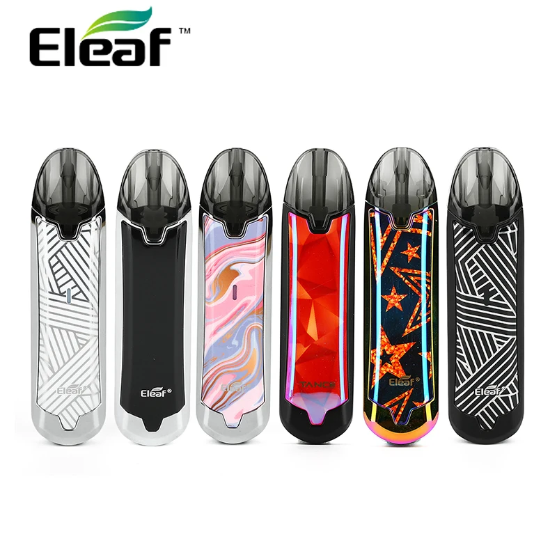 100% оригинал Eleaf Tance Pod Kit 580 мАч встроенный аккумулятор с заправкой и технологией IML