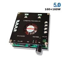 bluetooth 5 0 digital power amplifier board 2 0 stereo tda7498e sound amplifiers 160wx2 aux tf decoder for home audio