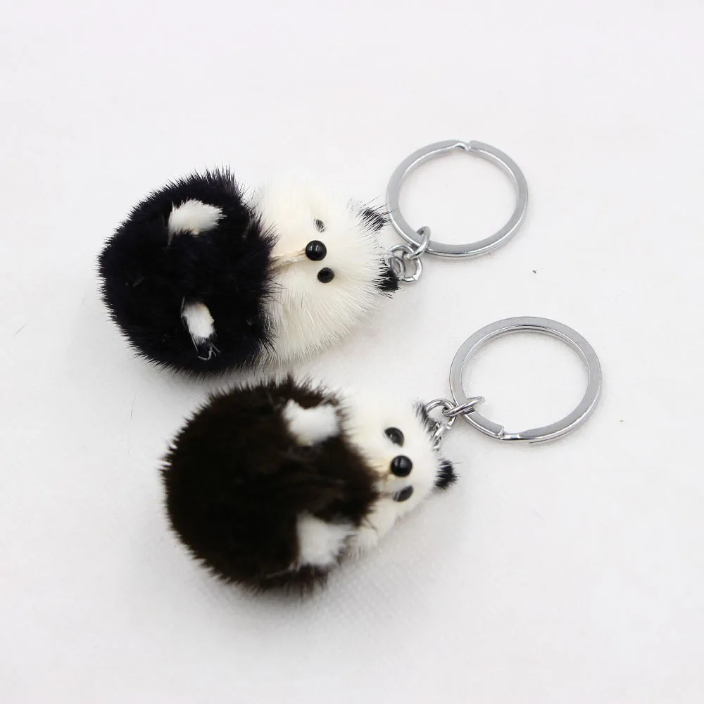 Panda Keychain Pendant Kawaii Baby Children Plush Toys for Children Keychain gift Car Key Ring Tourism Souvenir Gifts Key Chain