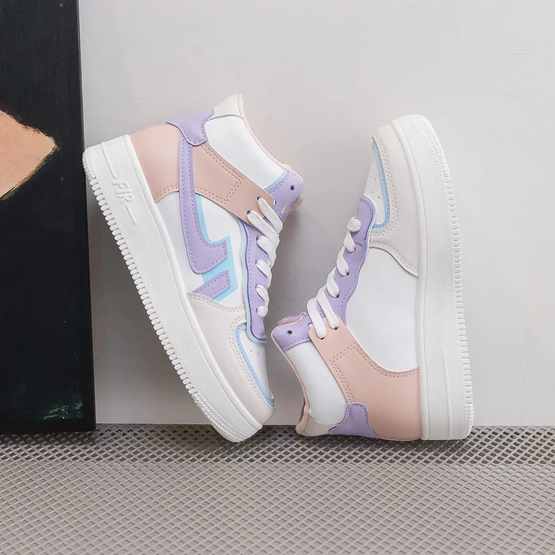 

Women Sneakers 2022 Breathable Waterproof Wedges Platform Vulcanize Shoes Woman Pu Leather Casual Shoes Tenis Feminino