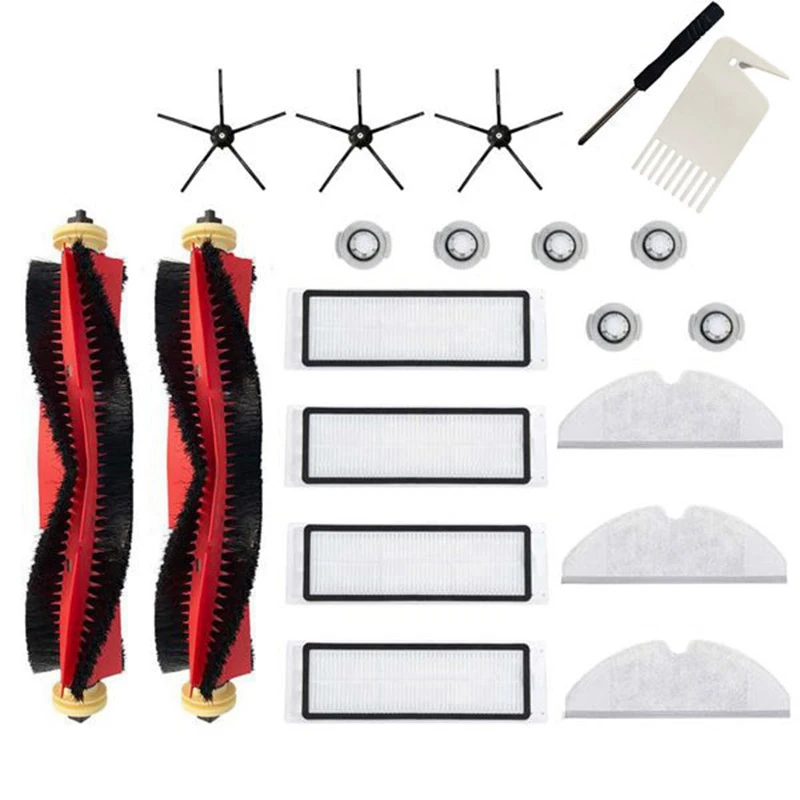 

for XiaoMi Roborock S6 S5 Max S60 S65 Accessories Vacuum Cleaner Parts Washable HEPA Filter Main Brush Side Brush