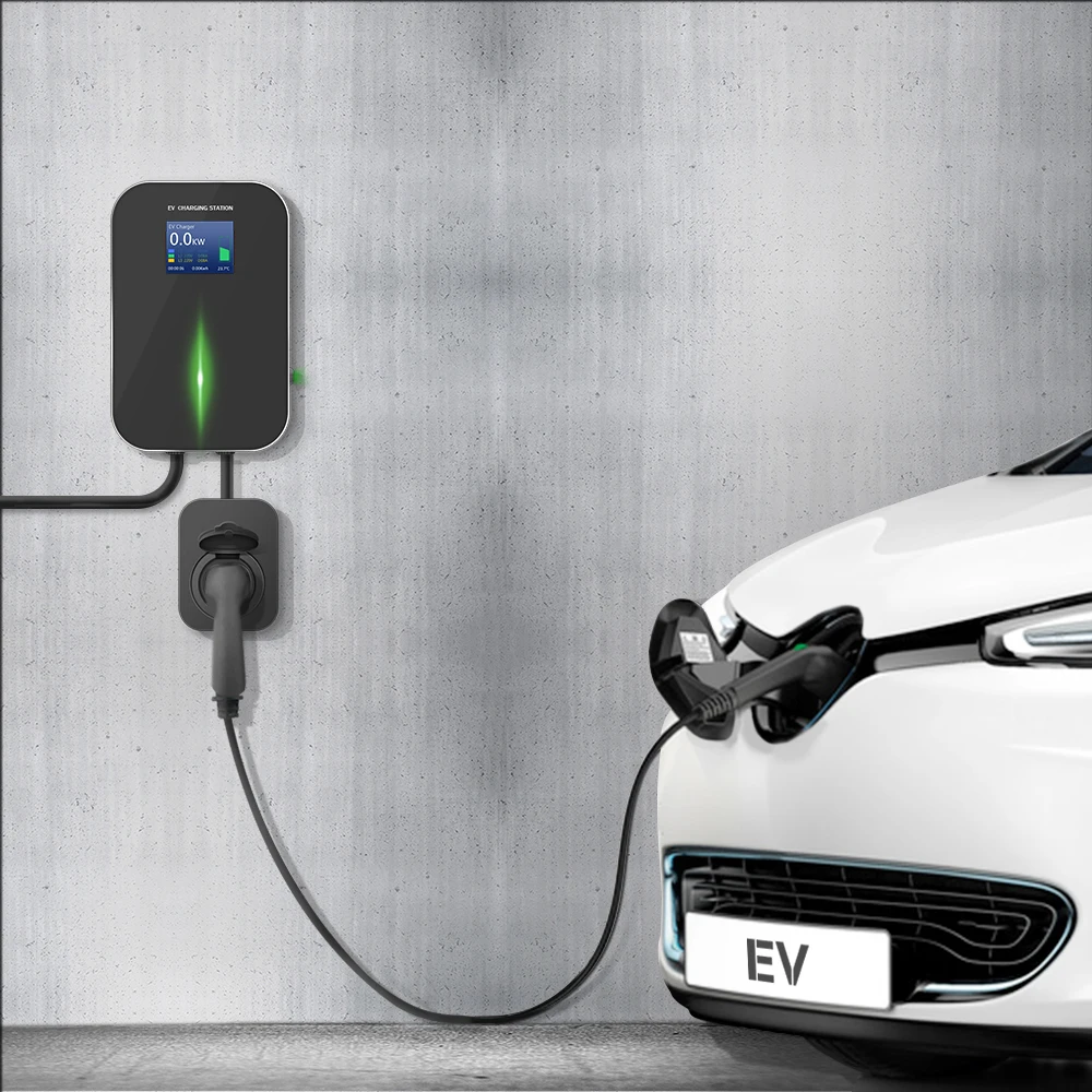 16A 3 фазы EV Зарядное устройство электрический кабель для зарядки автомобиля EVSE