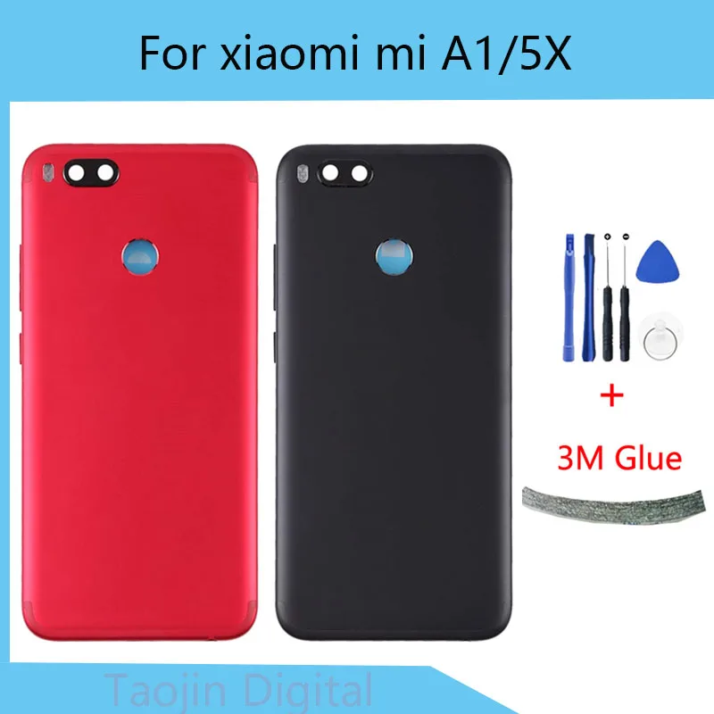 Задняя крышка батарейного отсека для Xiaomi MI 5X A1 Mi5X MiA1 задняя корпуса запасная |