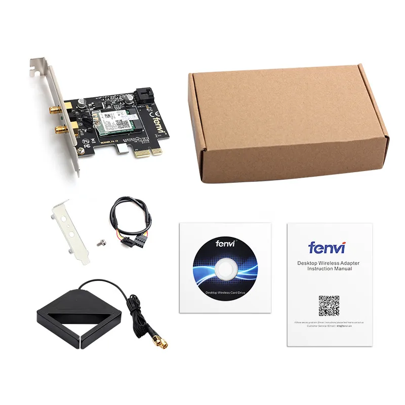 

Desktop PCIe Dual Band 3000Mbps Wi-Fi 6 Bluetooth 5.0 Wifi Adapter For Intel AX200 Wireless Card 802.11ac/ax MU-MIMO OFDMA