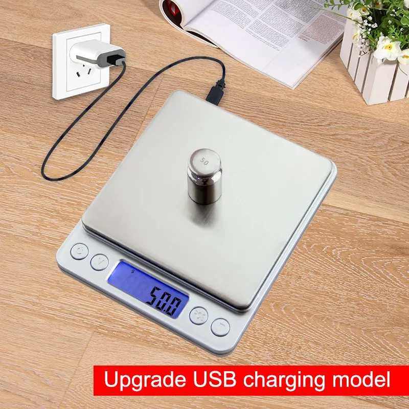 Весы Кухонные цифровые с питанием от USB 3 кг 0 1 г|Кухонные весы| |