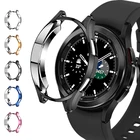 Чехол для samsung Galaxy watch 4, классический, 46 мм42 мм, термополиуретановое покрытие, полное покрытие, защита для экрана, защита для экрана, бампер 4246 мм