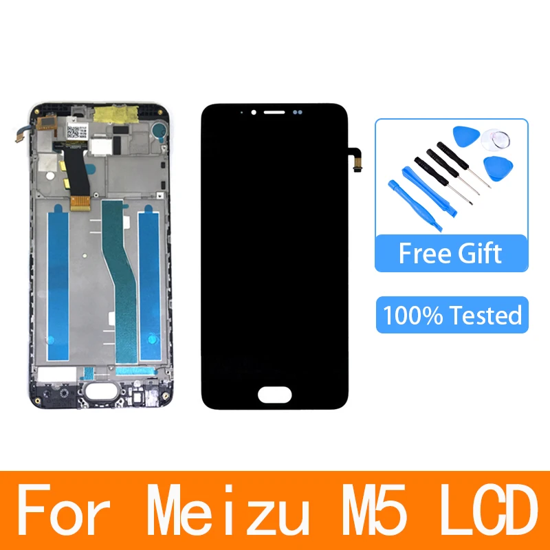 

5.2" LCD For MEIZU M5 Lcd With Frame Display Screen Touch Screen For MEIZU M5 M611H LCD Display Screen