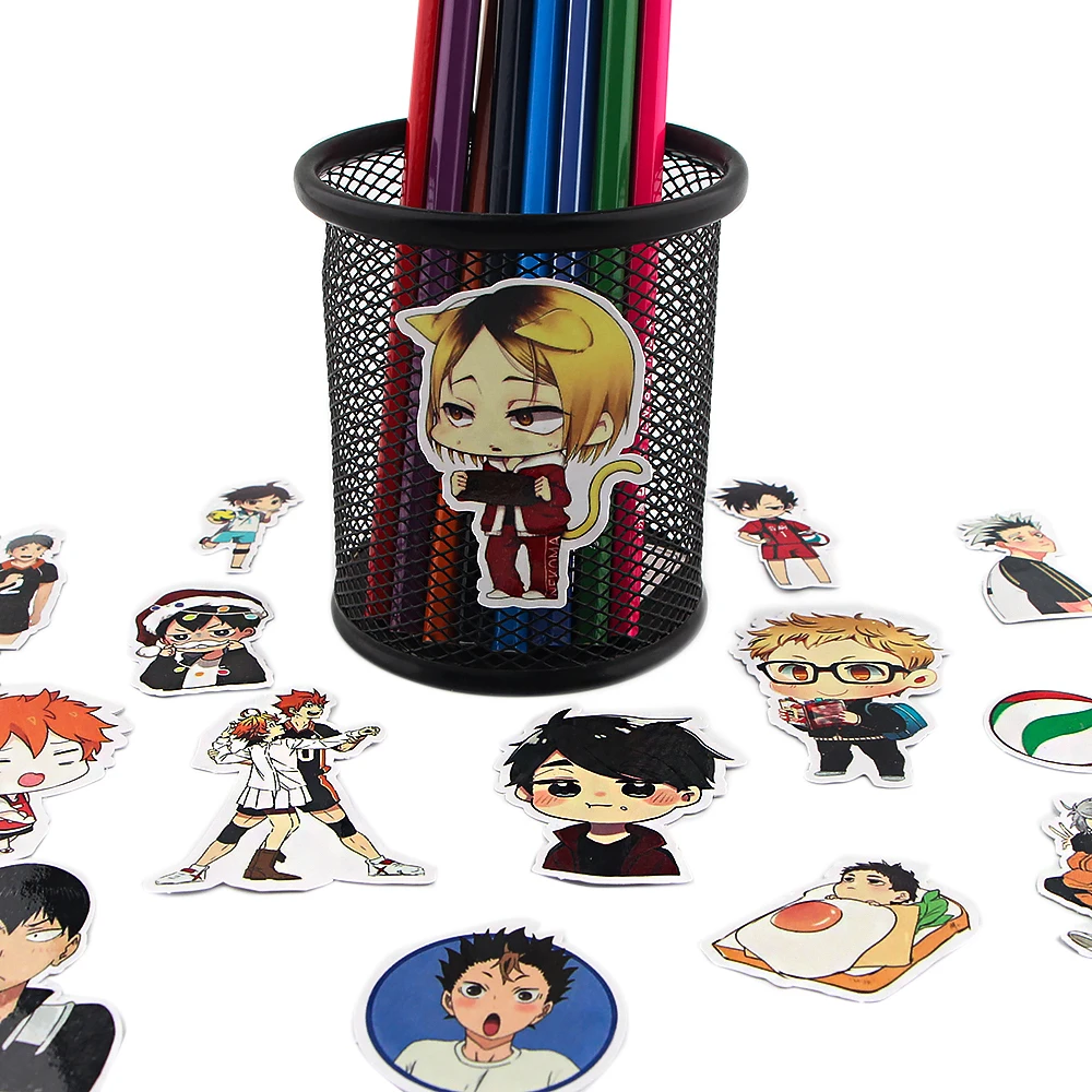 

JY176 36pcs/set Anime Volleyball Boy Sticker Skateboard Laptop Motorcycle Luggage Graffiti Waterproof Kid Sticker
