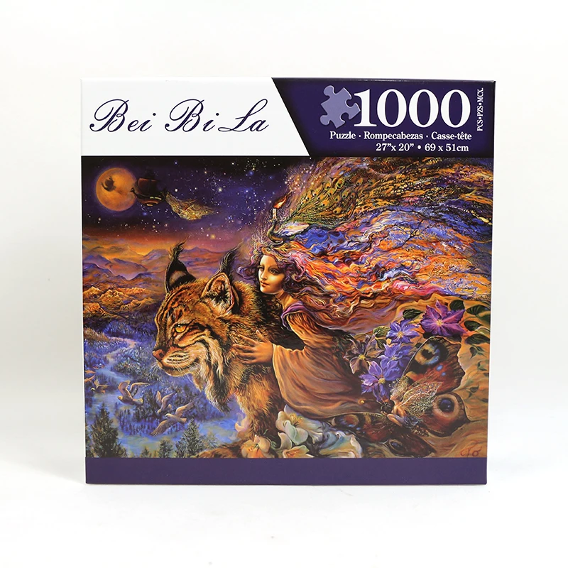 

Puzzle 1000 Magic Tiger 812 Adult Relaxation Children's Puzzle Living Room Wall Hanging Decorations Gift