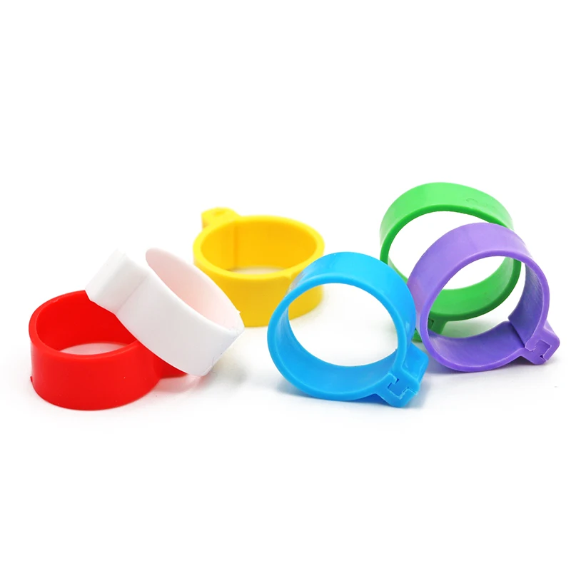 500Pcs Poultry Chicken Foot Ring Inner Diameter 20mm 6Colors Without Word Light weight Freedom of Action Identification | Дом и сад
