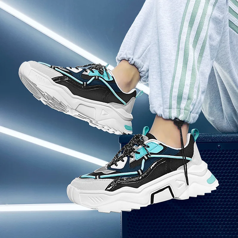 

NI Man Sneaker Men's Autumn Sneakers Fashion Platform Luxury Designer Shoes Black Casual Loafers Free Shipping Hiking Shoes