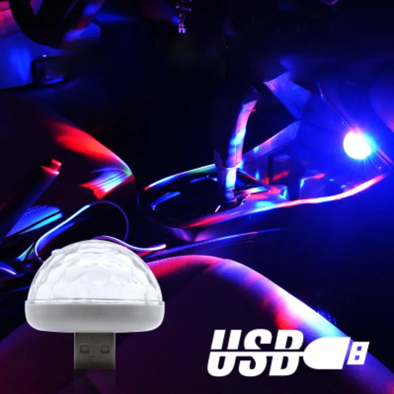 Новинка 2019 автомобильные аксессуары USB светодиодный светильник красочный