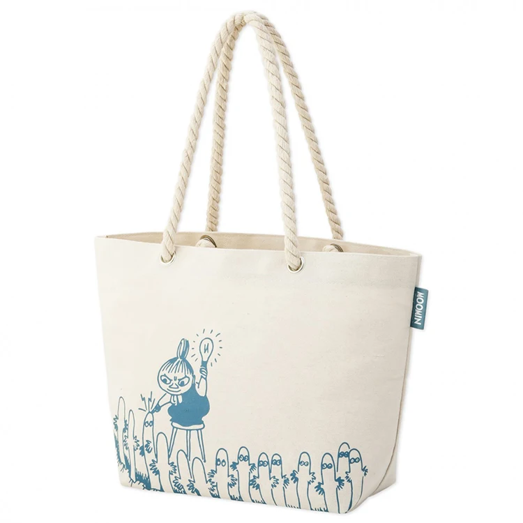 Холщовая Сумка тоут Moomins для хранения эко студентов сумка покупок с мультяшным