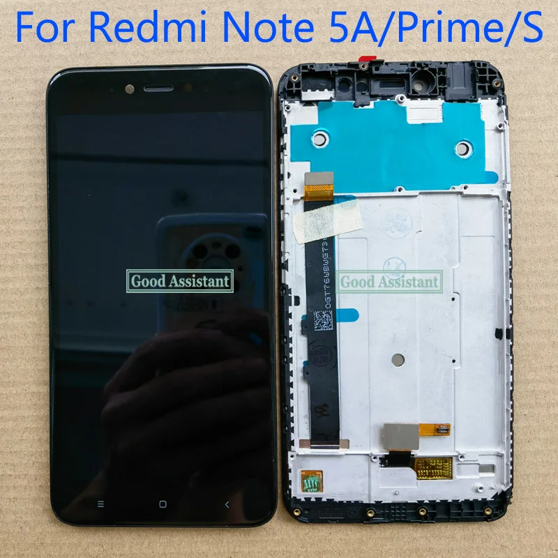 Новый ЖК-дисплей для Xiaomi Redmi Note 5A / S Prime pro Y1 Lite + дигитайзер сенсорного экрана в