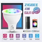 Светодиодная лампа OPTO ZigBee 3,0, 4 Вт, поддержка Alexa Echo Plus AppVoiceRF
