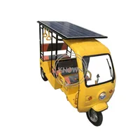New Design Electric Adult Motorized Tricycles With Solar Panels 4-6 Three Wheels Passenger  Vehicles Customized Car