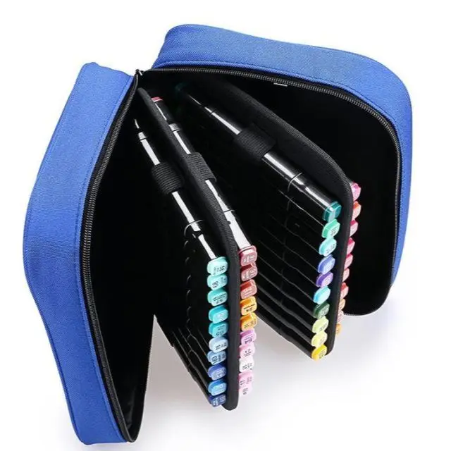 

Новинка, чехол для маркера, пенал, пакет для эскизов и живописи, 40 цветов, сенсорный портативный чехол для хранения маркеров, сумка для ручек
