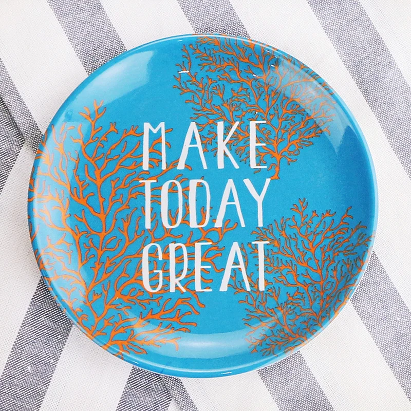 

Wholesale Restaurant Plates Anti-shock Melamine Tableware Christmas Plate for Bread Cake Wedding Plates Dishes and Plates Sets