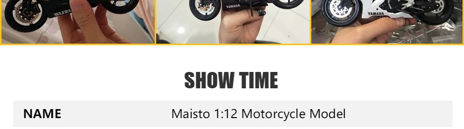 Maisto 1:12 сплав модель мотоцикла Игрушка Мотоцикл Ниндзя H2R CBR600RR YZF-R1 модели гоночных автомобилей Машинки Игрушки для детей