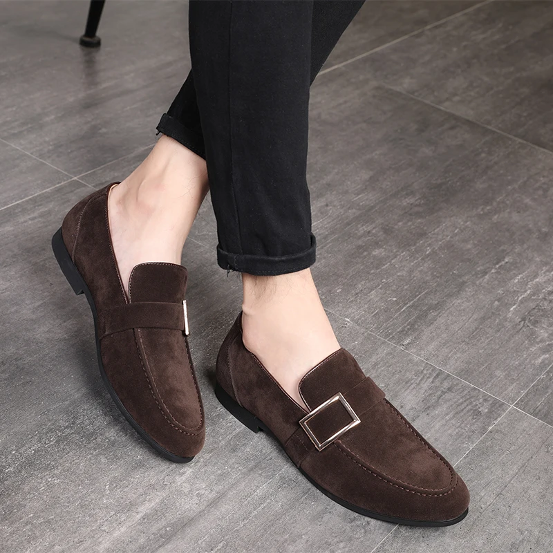 37-48 повседневные мужские туфли-мокасины модные классические брендовые дышащие