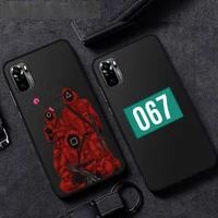 squid game phone case for huawei p40 p20 p30 mate 40 20 10 lite pro nova 5t p smart 2019