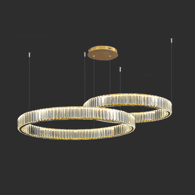

2023 Nordic Design Led Crystal Chandeliers Lighting Lustre Hanging Lamp Living Room Home Decor Led Hanging Light Fixtures