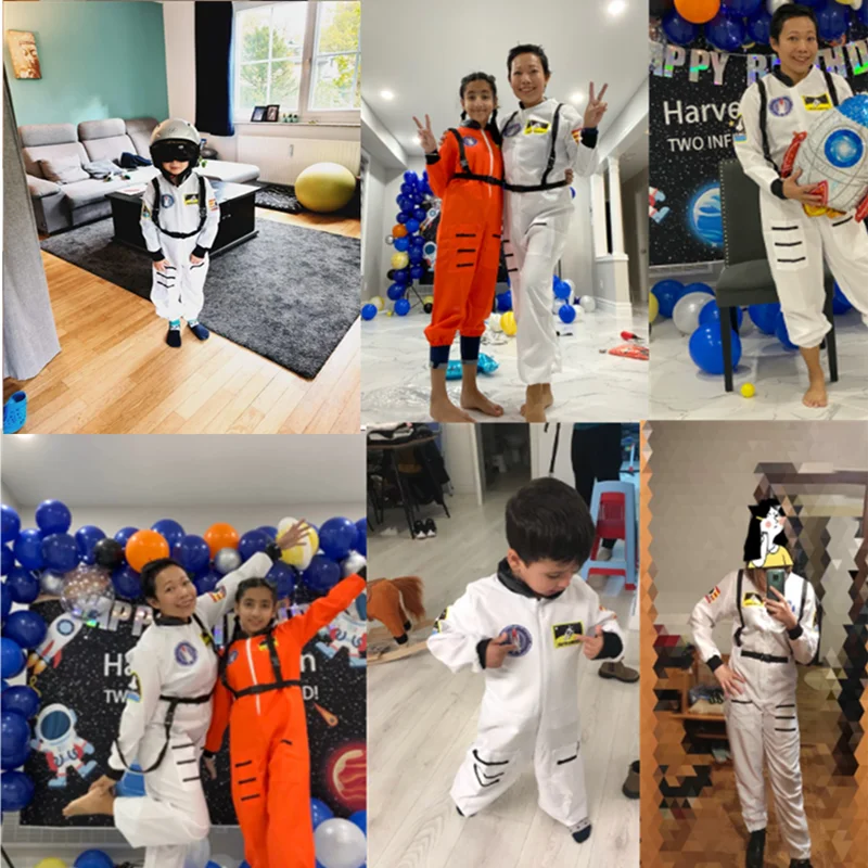Новинка Лидер продаж костюм на Хэллоуин для взрослых и детей астронавта косплей