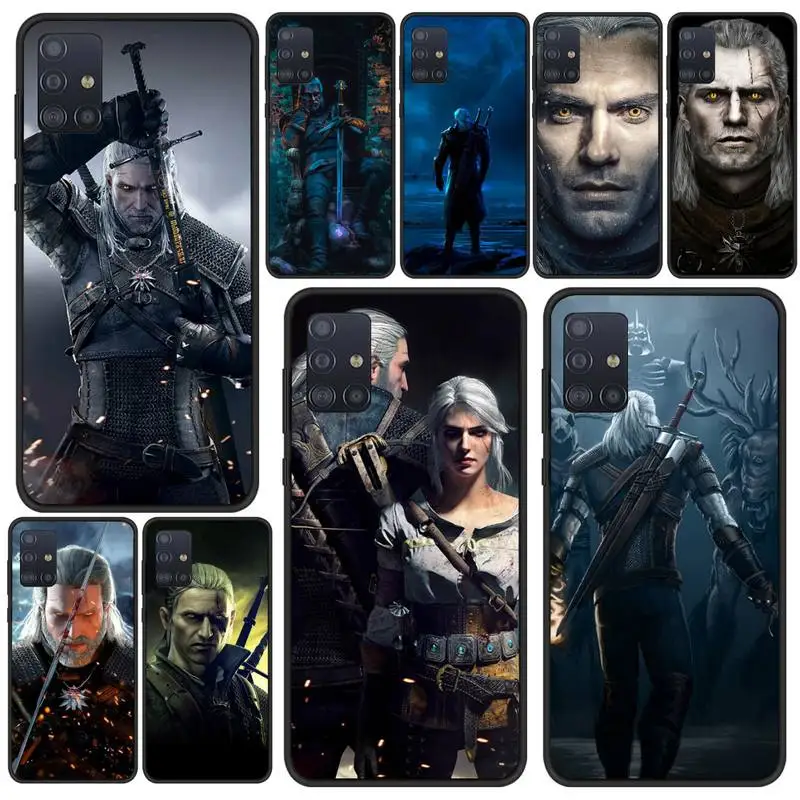 

Hot Game W-Witcher Phone Case For Samsung A71 A72 A80 A91 A01 A02 A11 A12 A21 A21S A20S A31 A32 Cover Fundas Coque