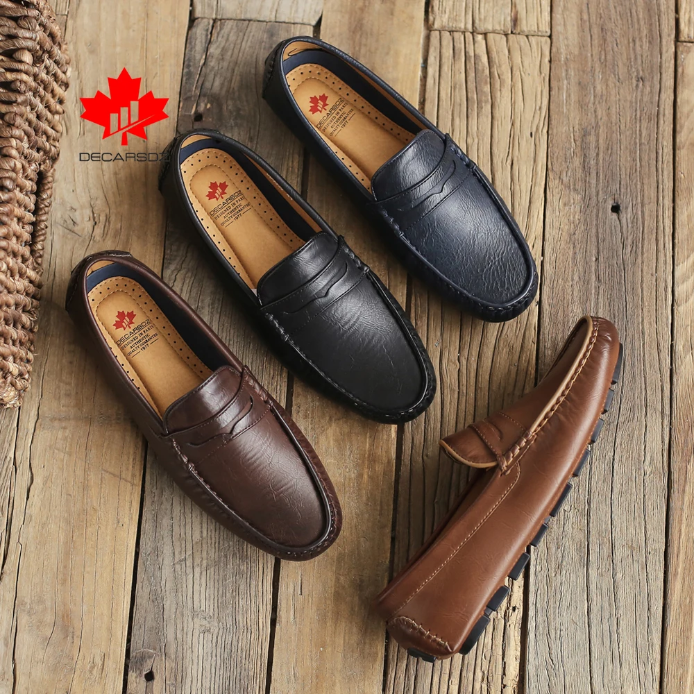 Мужская повседневная обувь Осенняя модная мужская на плоской подошве Модель 2020