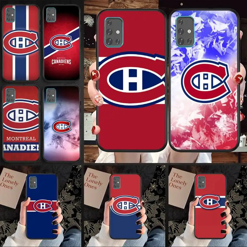 

Montreal Ice Hockey Canadien Phone Case For Samsung S5 S6 S7 S8 S9 S10 S20 S21 Edge Plus E Fe Lite