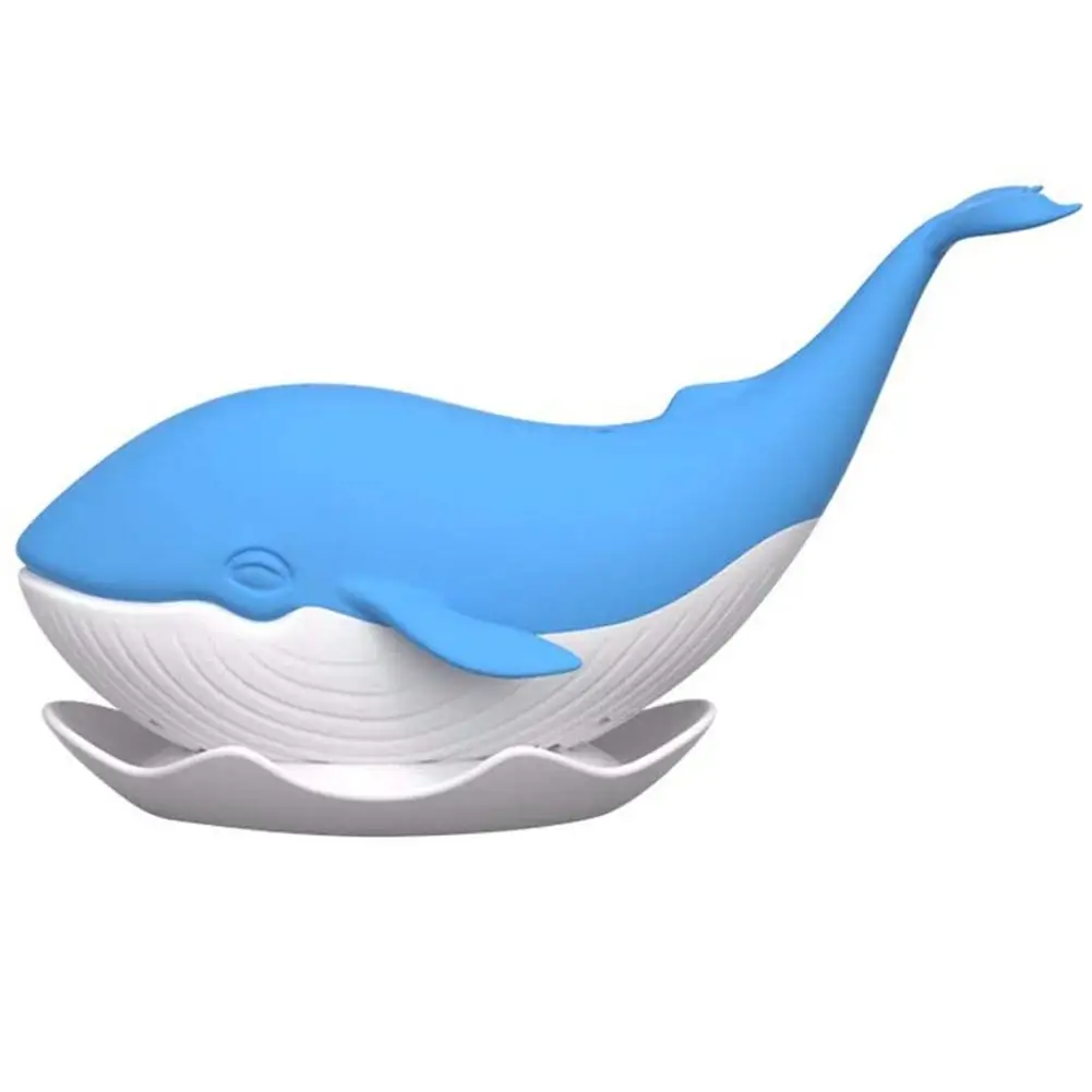 Silicone Whale-shape Tea Bag Tea Filter Tea Infuser Cute Tea Strainer Filter Diffuser For Tea Coffee Spices Kitchen Gadget images - 6