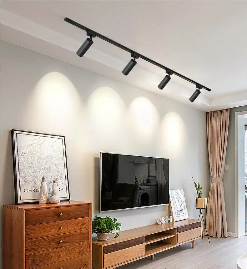 10 Вт 15 Светодиодный светильник для трека с регулируемой яркостью светодиодный