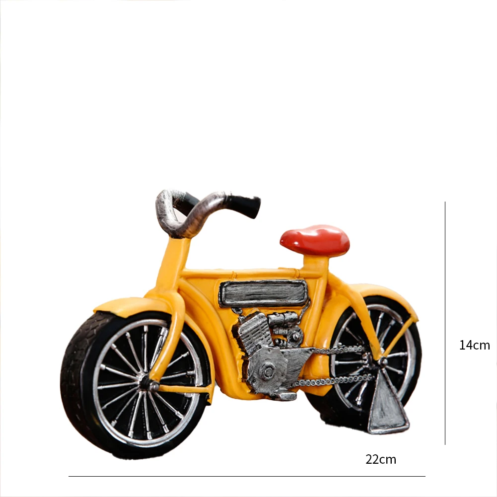 Ретро мини модель мотоцикла из смолы креативная домашняя мебель ТВ шкаф винный