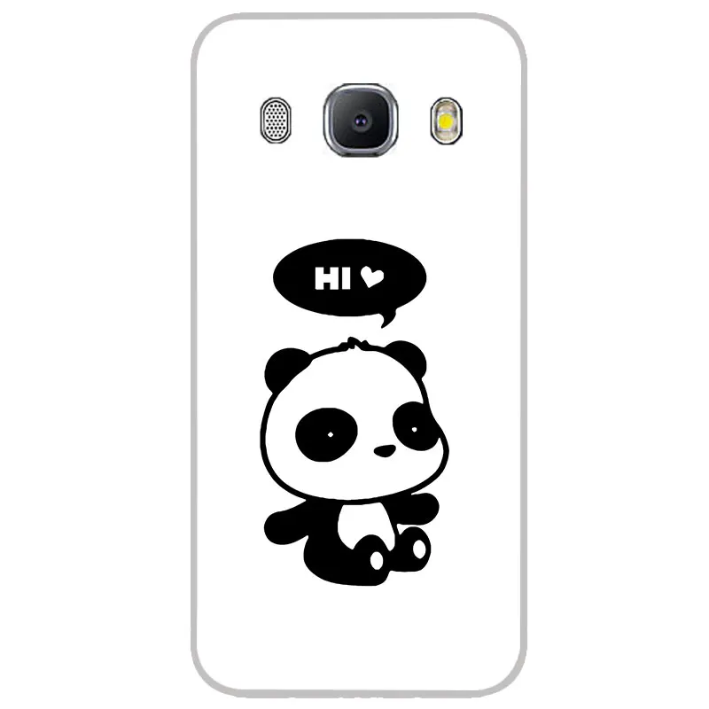 the cute panda Matte Silicone Cases For Samsung galaxy J2 J4 Core J6 Plus J7 Prime Duo Max TPU Phone Case Silicon back Cover |