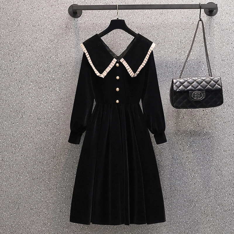

Sweet Velvet Dress Vestidos De Fiesta De Noche Trendy Vestido De Mulher Luxury Robe Femme Clothes High Quality Robe Femme