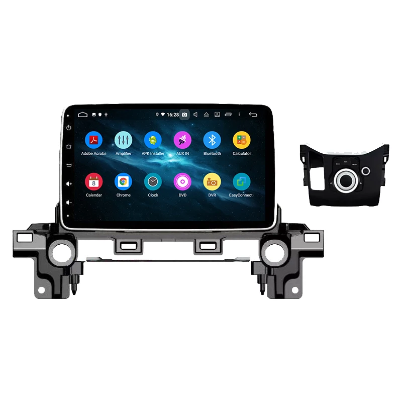 KLYDE Восьмиядерный автомобильный dvd-плеер на основе Android для Mazda CX-5 2017-2019 с 4 + 32 ГБ PX5