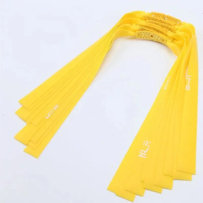 Рогатка 5 шт. плоская резиновая лента толщиной 0 55-0 8 мм 6 цветов катапульта из