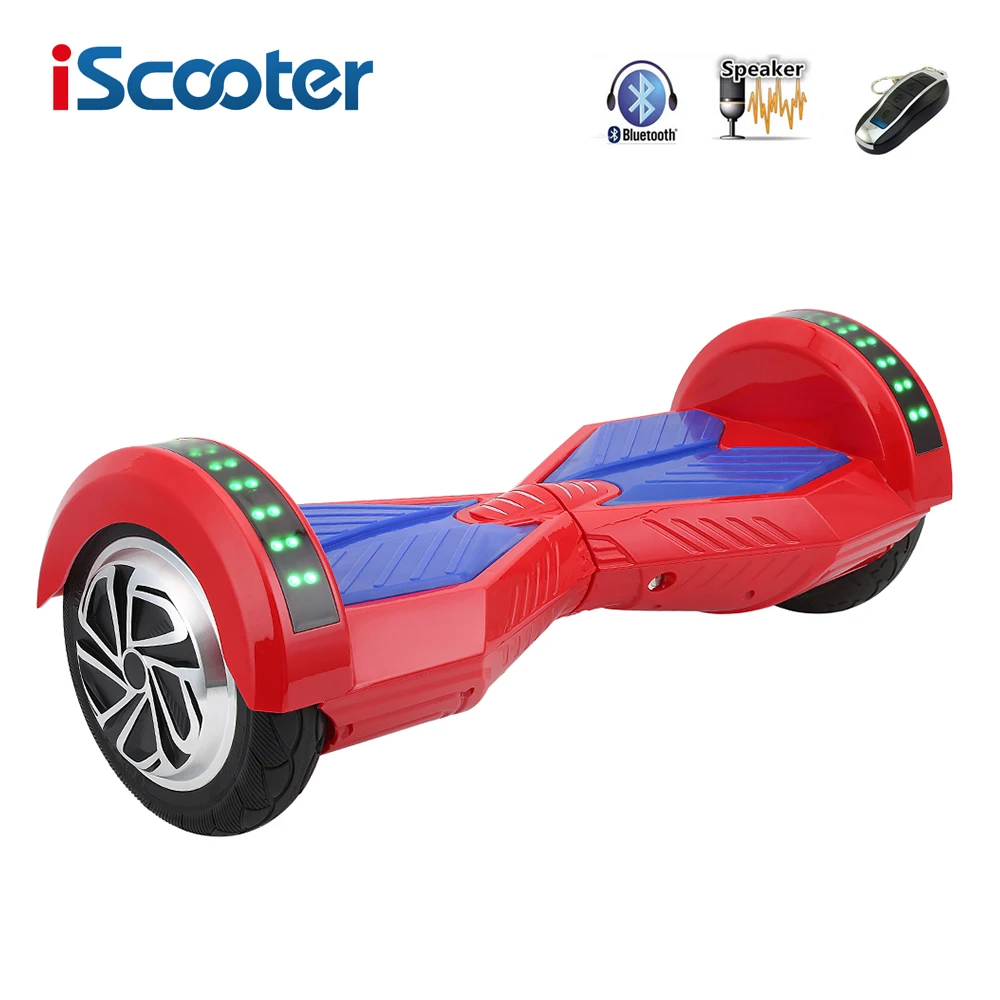IScooter Ховерборд bluetooth 8 дюймов два колеса умный самобалансирующийся скутер