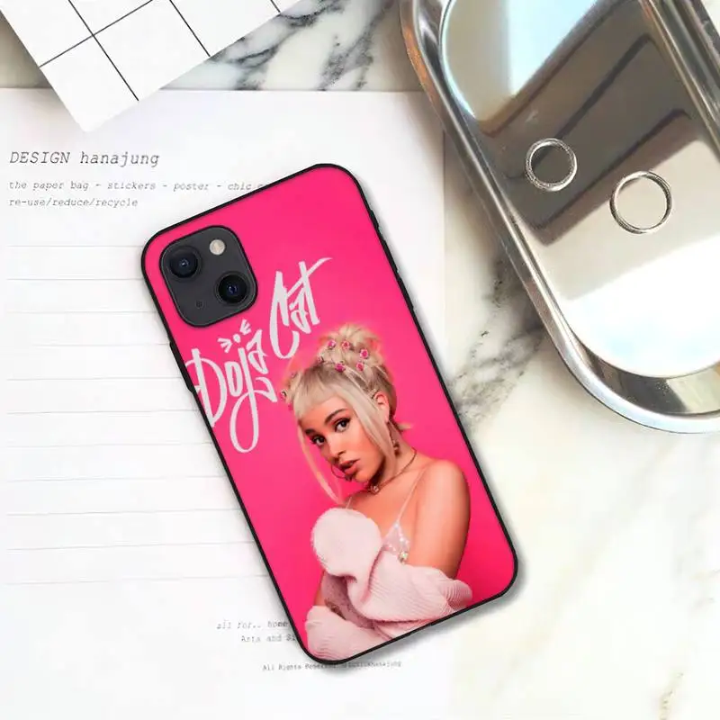 Чехол для телефона RUICHI Hot Singer doja cat iPhone 11 12 Mini 13 Pro XS Max X 8 7 6s Plus 5 SE XR | Мобильные