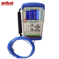at4816 multichannel temperature meter temperature data logger with 16 channels k type sensor