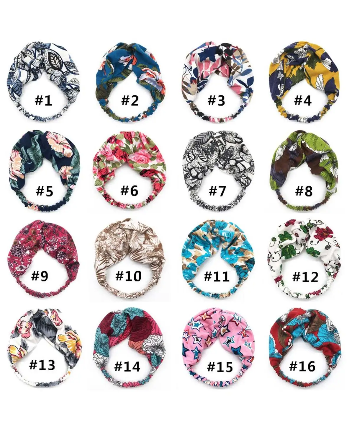 Летние богемные повязки для волос женщин и девочек на голову с принтом винтажный