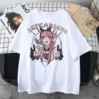 Женская футболка в стиле Харадзюку Goth, свободная Готическая футболка в стиле панк, уличная одежда, y2k, на лето