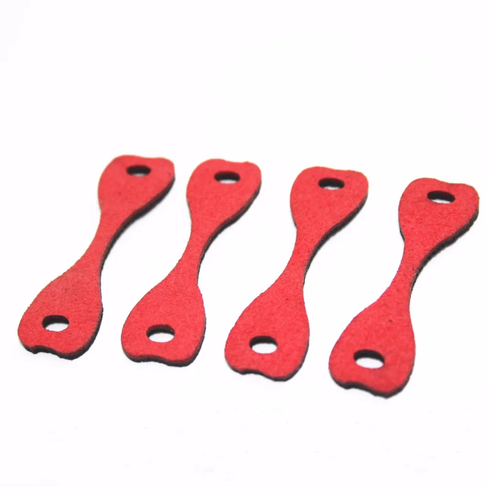 

Outdoor 50Pcs Slingshot Pouches Pouch Band Cow Leather with Center Hole Sports Band Blue Red Hunting Slingshots Bow Kits