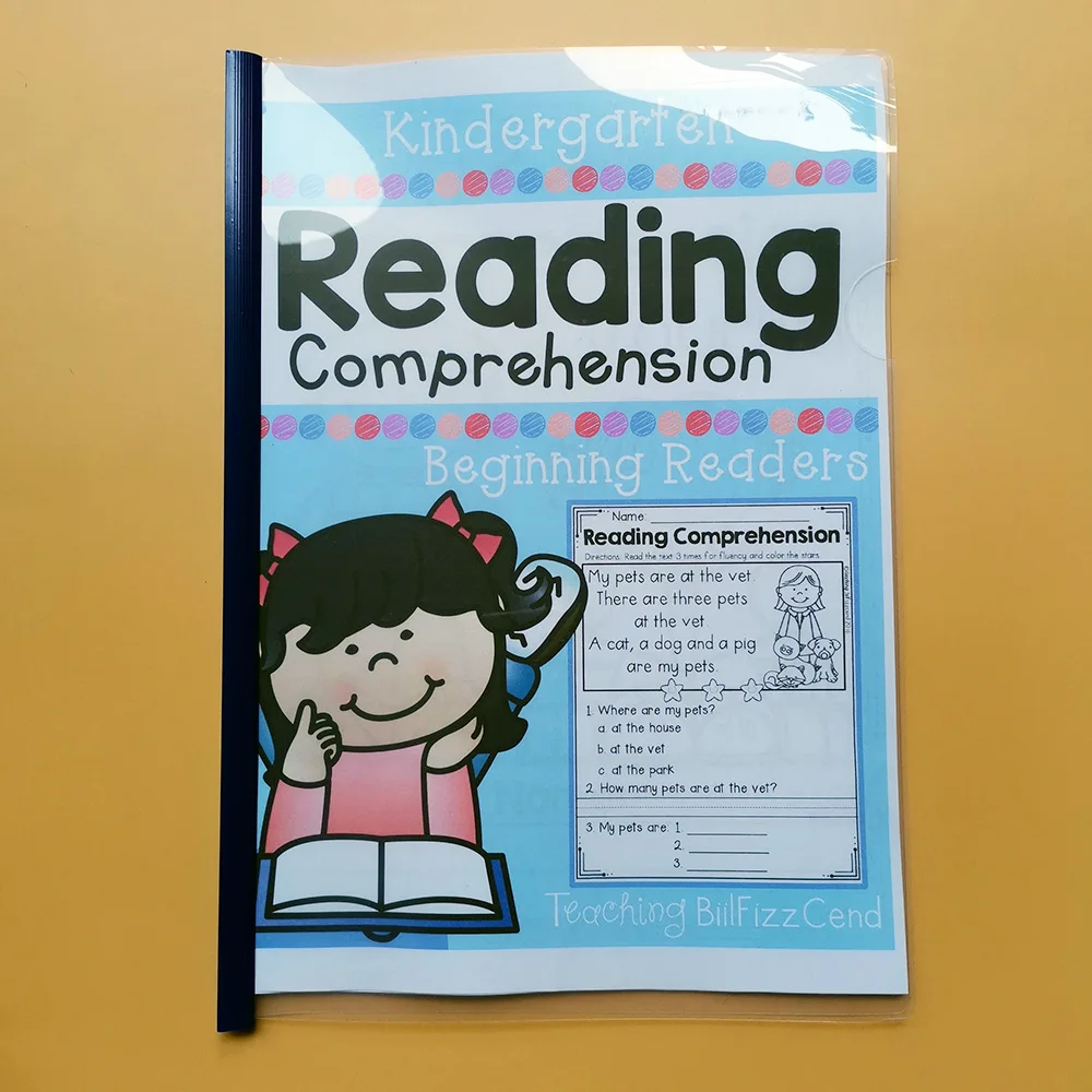 Kindergarten Reading Comprehension Educational Toys for Children Classroom Decoration Learn English Color Painting Exercise Book | Игрушки и