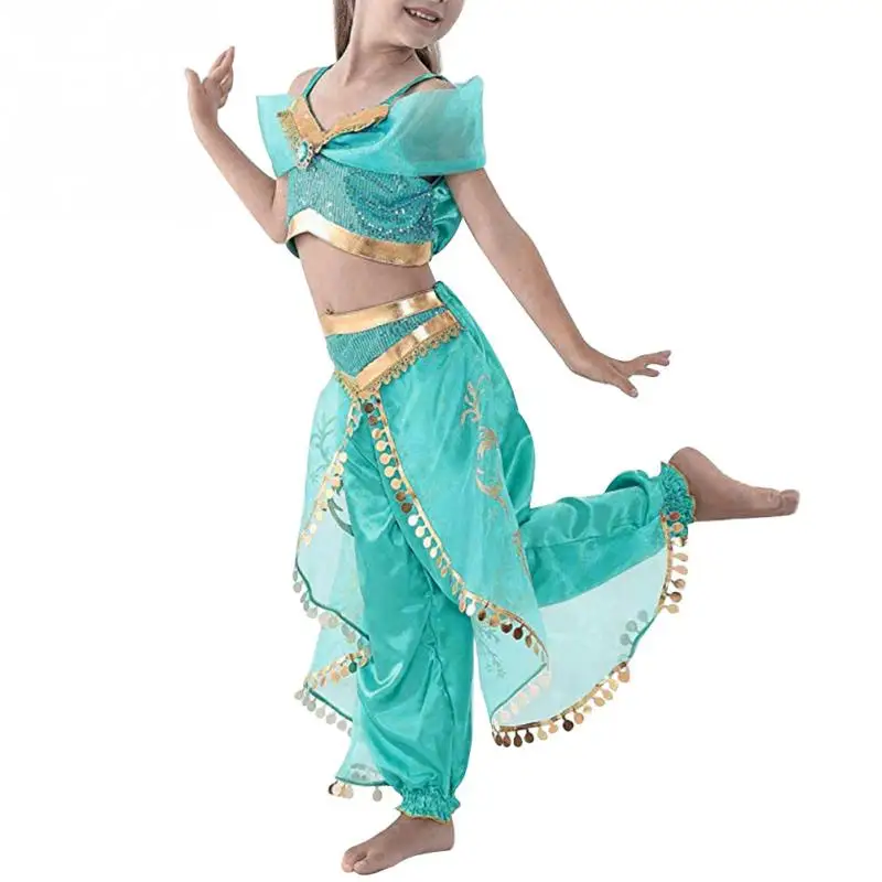 Костюм принцессы для девочек комплект из топа и штанов двух предметов реквизит