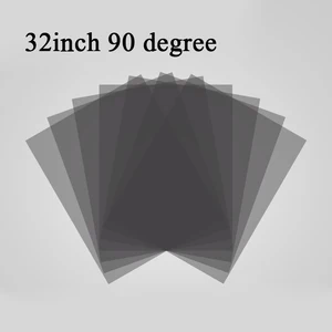 Новый 32 дюймов 32 дюйма 90 градусов Глянцевый светодиодныйЖК поляризатор поляризационная пленка для ЖК-светодиодный IPS экран для телевизора