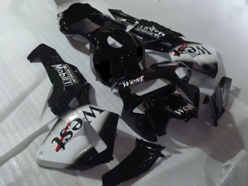 Комплект обтекателей для мотоцикла HONDA CBR600RR F5 03 04 CBR 600RR 600 2003 2004 ABS белый глянцевый