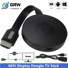 1080P Wireless WiFi Display Dongle TV Stick Video Adapter Airplay DLNA Screen Mirroring Share for iPhone iOS Android Phone to TV