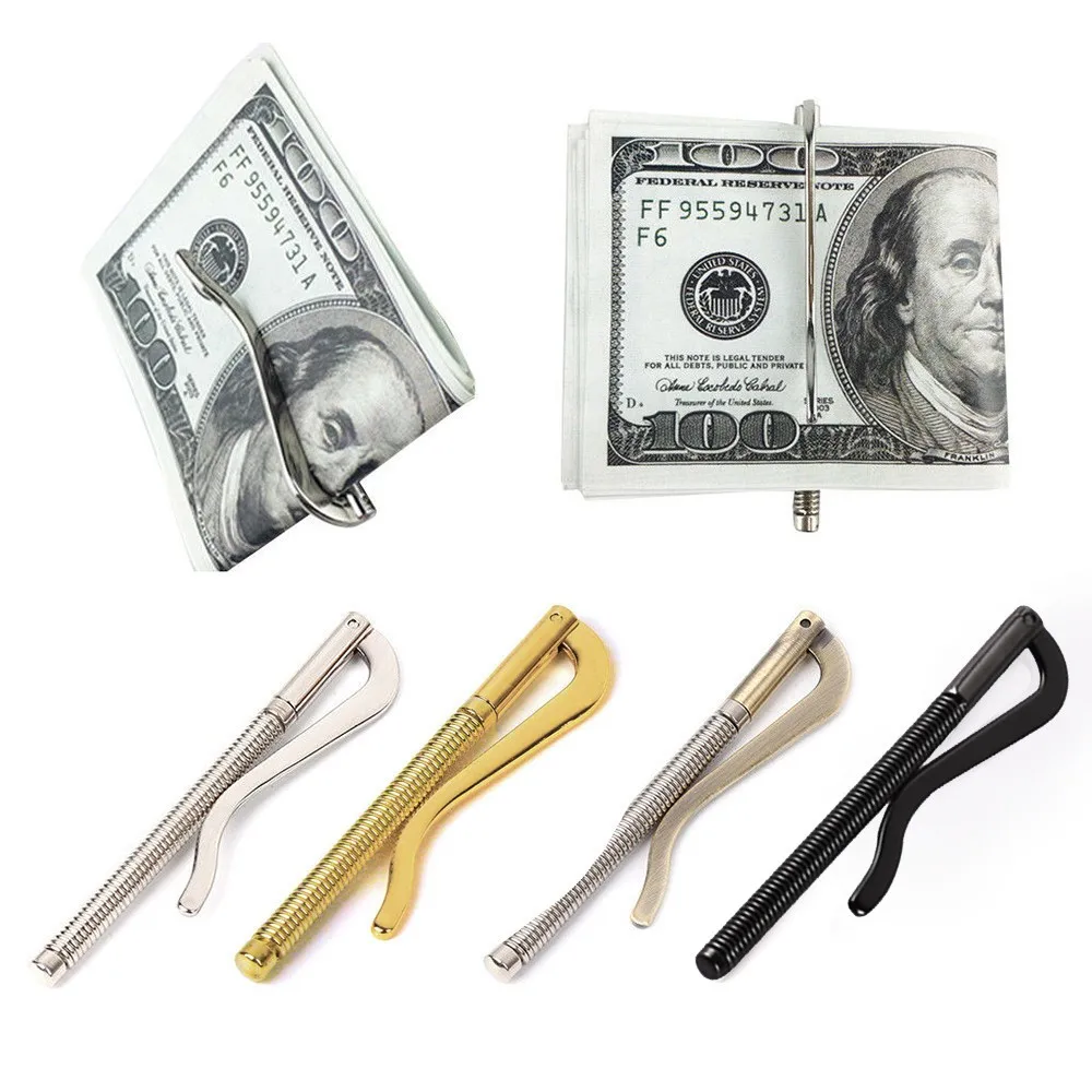 Женский винтажный металлический двойной зажим для денег кошелек сменные части