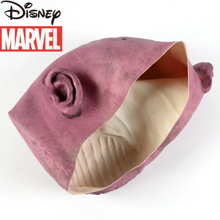 С героями Marvel Мстители танос головные уборы латексная маска для косплея|Реквизит